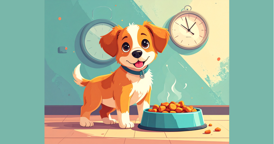 Кормление щенка