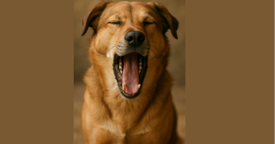 Нервный зевок у собак - примите меры!