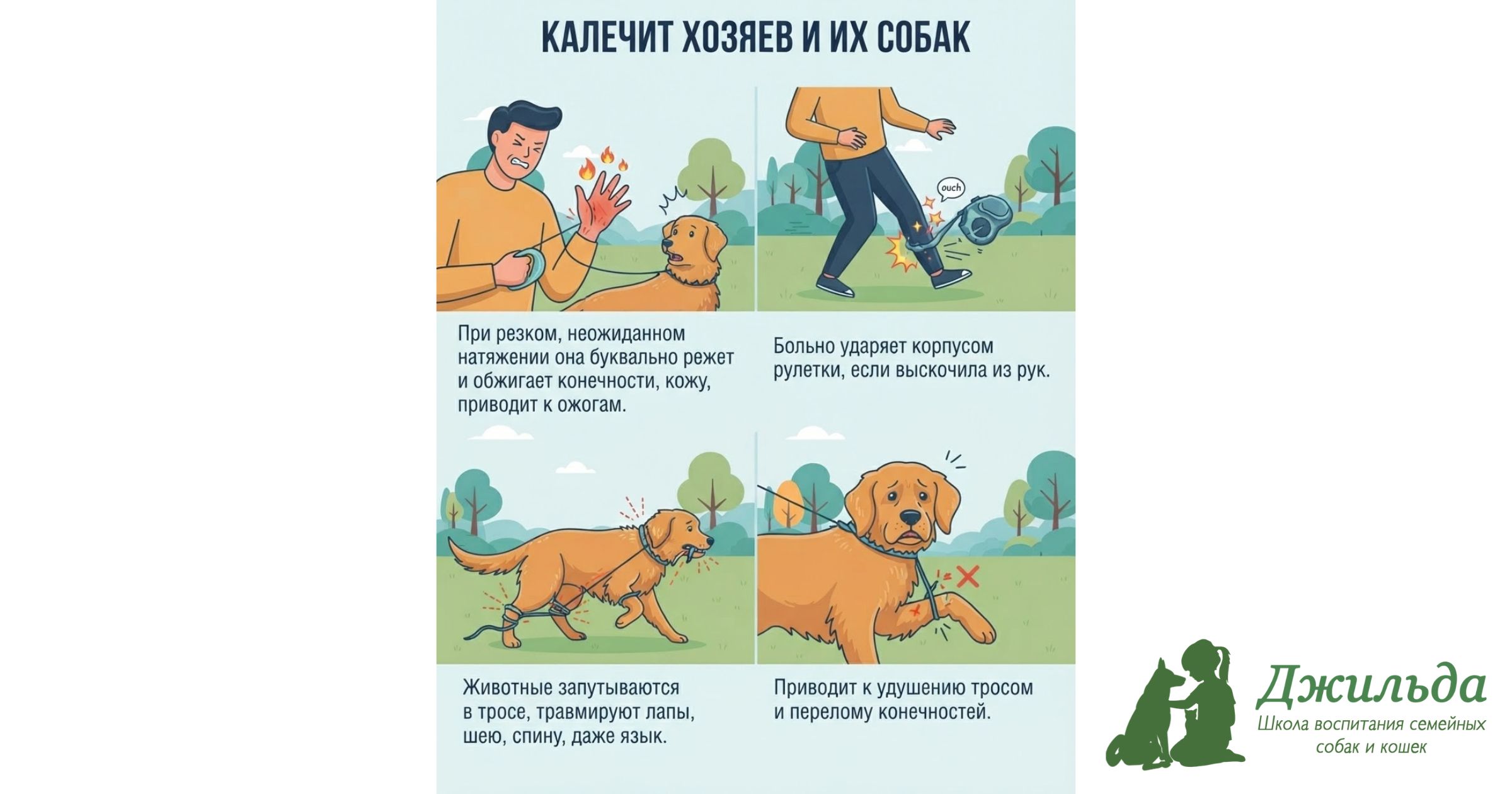 рулетка калечит собак